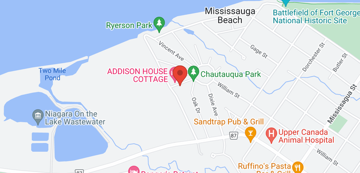 map of 8 ADDISON AVE